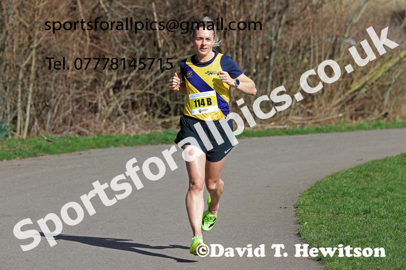 Senior Womens 2026 NECAA Royal Signals Road Relays, Hetton Lyons Country Park, Hetton le Hole. Photo: David T. Hewitson/Sports for All Pics